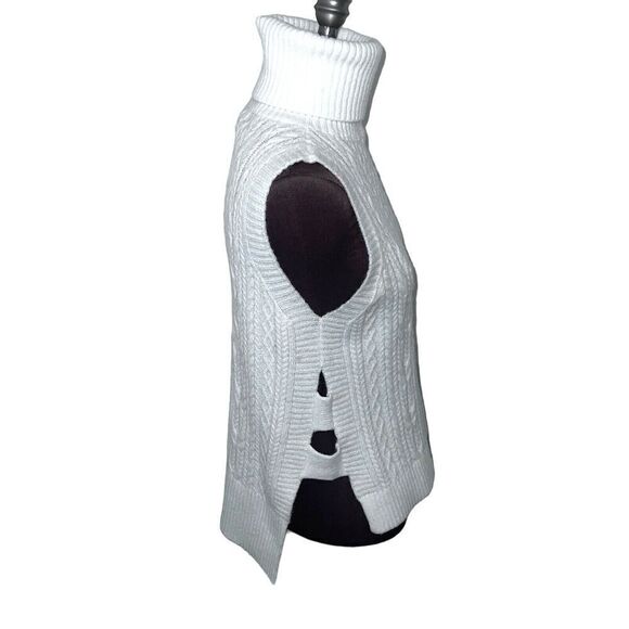 Bishop & Young Frankie Sleeveless Turtleneck Size Small Ivory - Picture 3 of 8